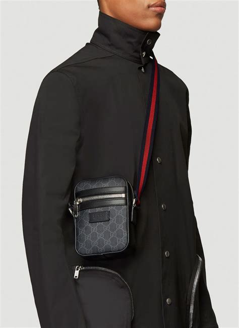 celebrity gucci belt bag men|gucci cross body bag men.